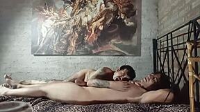 Hot gay neighbor's tattooed body gets pounded by horny stud