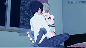 Koume and Hinako's steamy encounter in 3D hentai