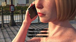 Animated porn game with big tits and commented gameplay