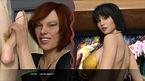 Hentai game with MILFs and curvy babes getting naughty