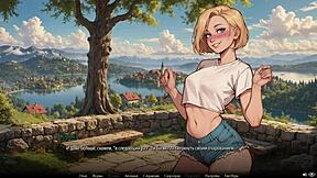 Cartoon porn with blonde and big nipples