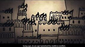 Harem simulator game with a sad girl theme