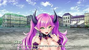 Monster girl harem in action: amazing blowjob scene