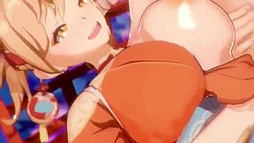 Compilation of anime with large breasts and big butts