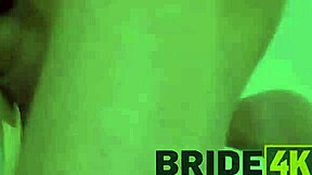 Gay wedding sex with cheating bride in European setting
