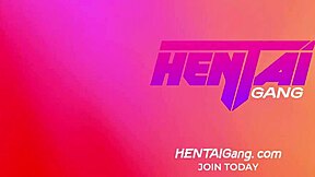 Hentai cartoon orgy with creampie and group sex animation