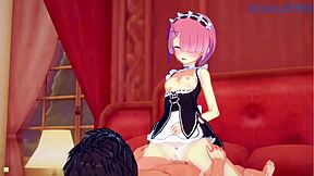 Re:Zero - Subaru and Natsuki's passionate encounter in anime3d