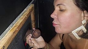 Young wife swings with stepson and gives great blow job