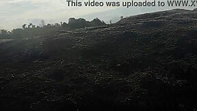 African gay caught watching public sex on the beach
