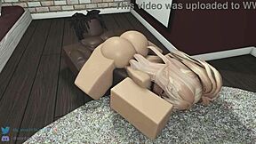 This is a POV video of a rough fuck in a white girl’s bedroom