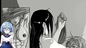 Futa babes having a night out in animated porn video