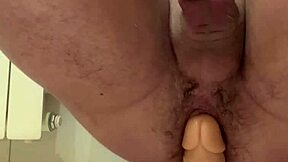 Butt plug training for anal sex with an anime masturbation scene