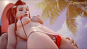 Compilation of hot scenes from Valorant, Overwatch, and Apex Legends
