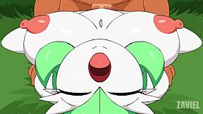 Beautiful Lopunny in hot animated porn
