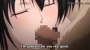 Double trouble with an anime hottie in a gangbang