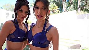 Double trouble with anal action and cum swapping scenes