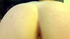 A red-haired girl with an innocent look gets a birthday present in the form of a hard cock in her pussy