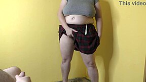 So this BBW milf totally dominates a nerd, milking him deep inside