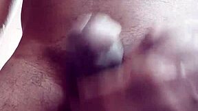 Early morning homemade video of a man ejaculating