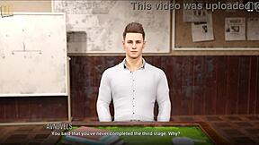 University of problems 50: Walkthrough and gameplay with anime ecchi scenes