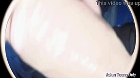 Big dick penetrates huge pussy with spy glasses