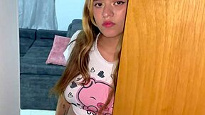 Skinny Latina pays off debt with wild anal sex