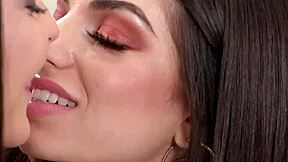Straight girl tries out lesbian sex with her best friend after watching porn