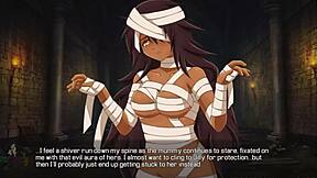 Let's play through Quest failed, a video game with anime-style graphics