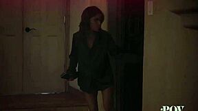 Two slutty subs spy on him to see the whole pornsuborg