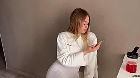 Young German teen gets her tight pussy pounded hard