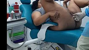 A visit to the dentist turns into a hardcore scene with a well-endowed man
