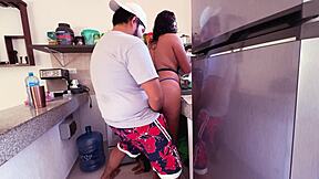 Beautiful Mexican couple enjoys hot anal sex with toys