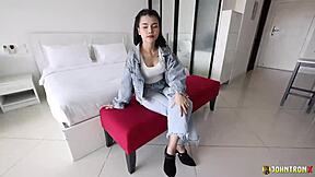 Johntronx - I creampie a young Thai milf after epic blowjob