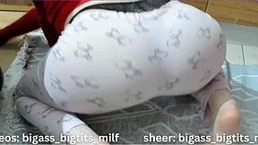 Big ass homemade video with big tits and anal sex