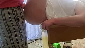 Amateur office worker’s big ass gets slammed on the desk