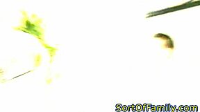 Stepmother secretly watches and enjoys while her son seduces a mature woman