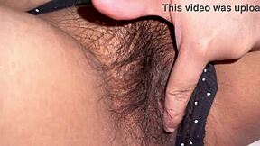 Close up and personal look at an Indian house wife’s hairy treasure
