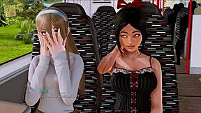 Visual novel walkthrough of Harem Hotel 222
