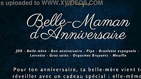 French audio porn featuring a horny Belgian mom-in-law