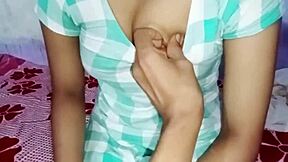 Indian bhabhi's hardcore sex with sister in stockings
