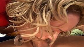 Kelly Leigh is a stupid mother and she gets a deepthroat facial