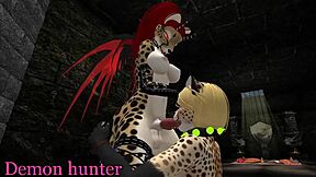 Training a sub with rough sex and oral sex