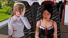 Visual novel walkthrough of Harem Hotel 222