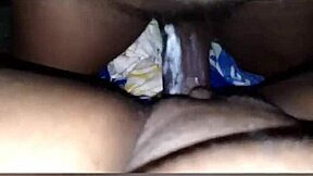 Amateur fuck with an African beauty who squirts and has a big pussy lips