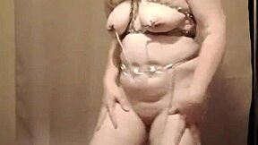 Housewife in buttplug and stockings, 2024 September 18
