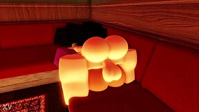 A friend is a slut and shows her ass on Roblox