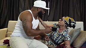 Old tattooed slut gets her ass fucked by a black cock