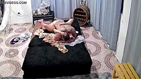 Amateur orgy with big ass Latina and anal action