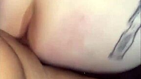 Big squirt leads to a nasty cum backride scene