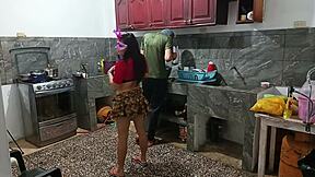 A perverted neighbor who reveals everything when he is in the house
